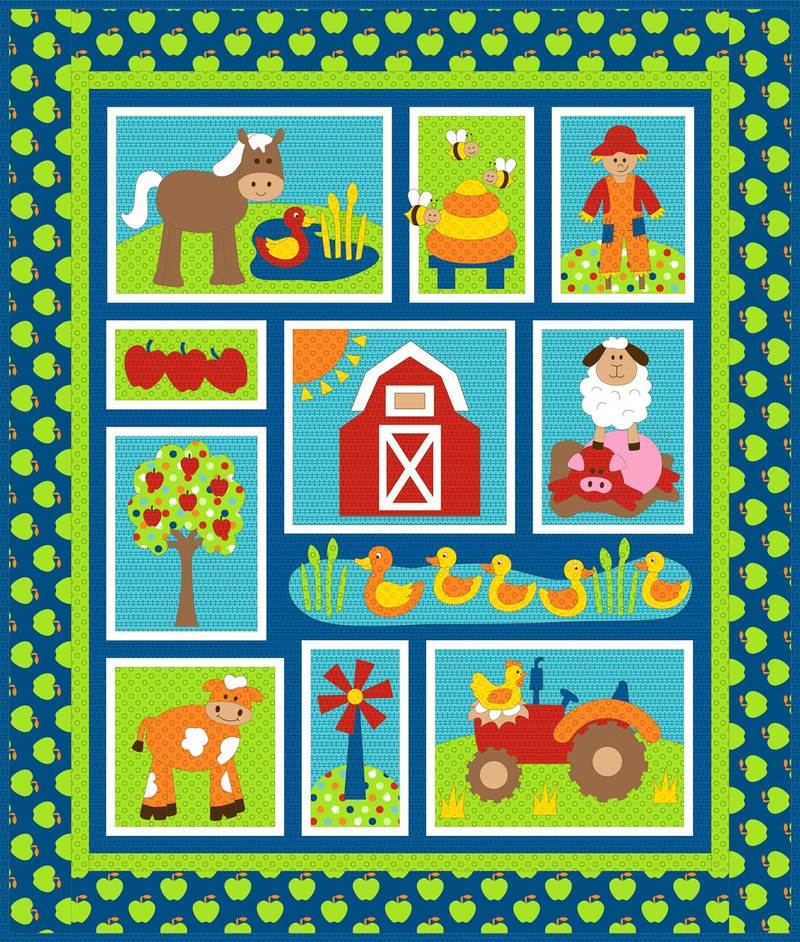 On The Farm Quilt Pattern Suki LTS