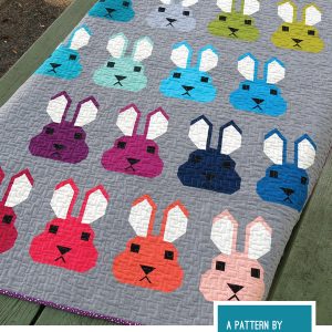 Elizabeth Hartman Bunny Quilt Pattern Front