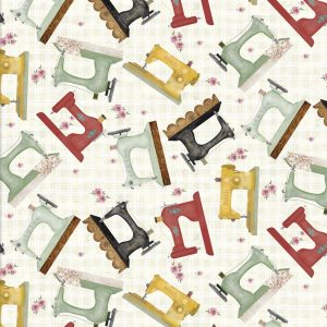3 Wishes Fabric Shop Hop Vintage Sewing Machines