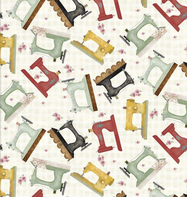 3 Wishes Fabric Shop Hop Vintage Sewing Machines