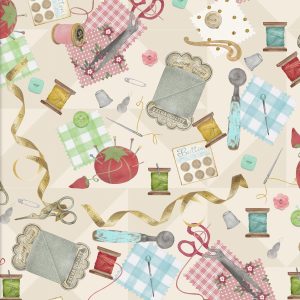 3 Wishes Fabric Shop Hop Tossed Sewing Notions
