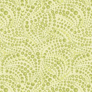 Benartex Fabrics Catitude Beaded Swirl in Light Green