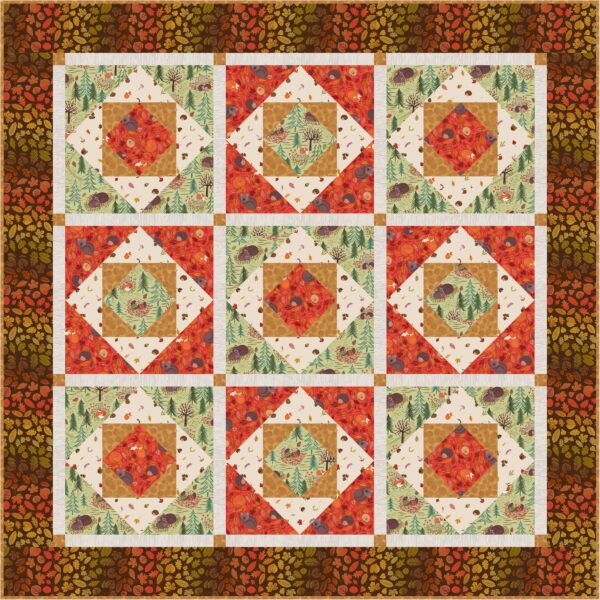 Lewis & Irene Fabrics A Winter Nap Free Quilt Pattern