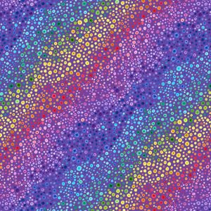 Wilmington Fabrics Bubble Up Rainbow Blender Purple
