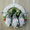 Endless Thread Grey Yuletide Gnome Wreath Pattern