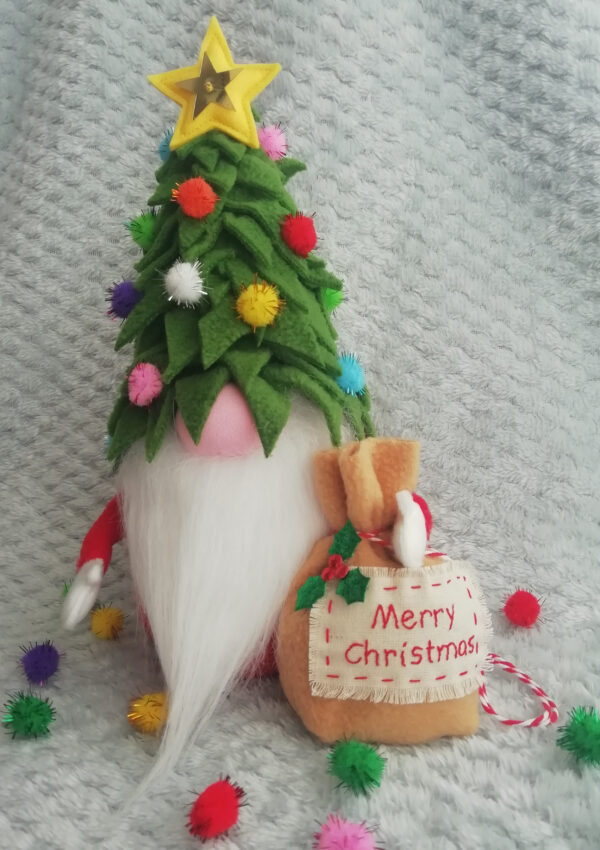 Endless Thread Rainbow Christmas Gnome Pattern