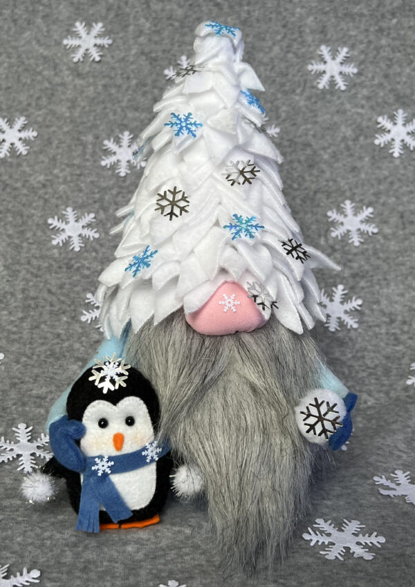 Endless Thread Frozen Christmas Gnome Pattern